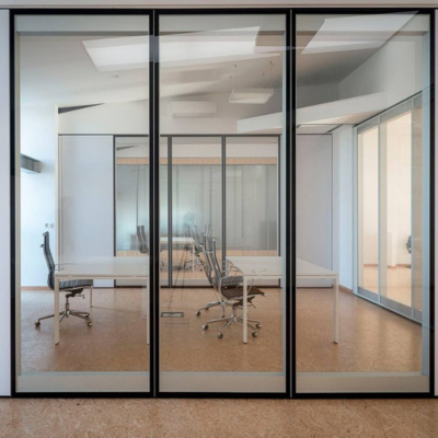 Clear Glass Partition