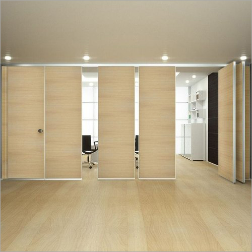 Soundproof glass options slide & fold partition